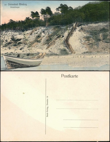 Postcard misdroy międzyzdroje - postcard,