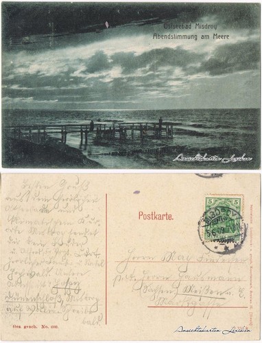 Postcard misdroy międzyzdroje - postcard,