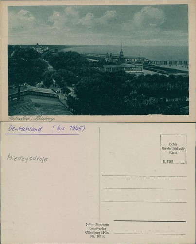 Postcard misdroy międzyzdroje - postcard,