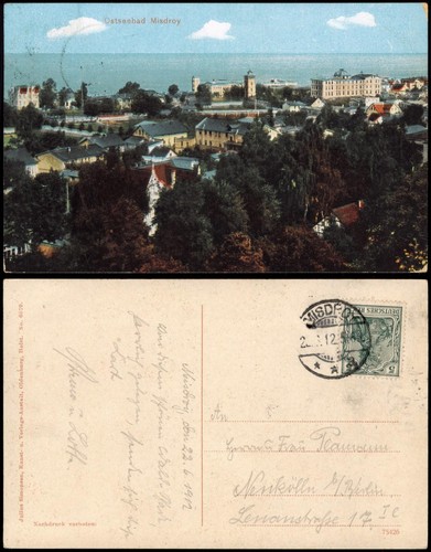 Postcard misdroy międzyzdroje - postcard,