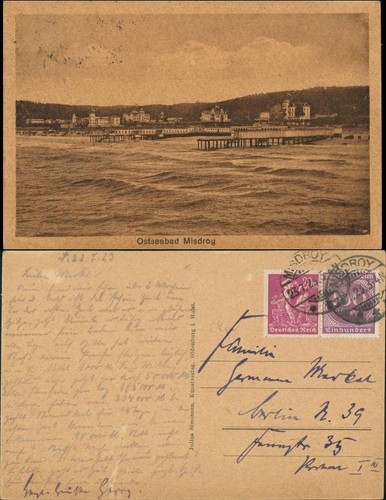Postcard misdroy międzyzdroje - postcard,