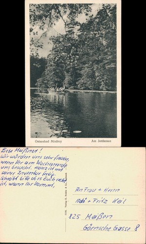 Postcard misdroy międzyzdroje - postcard,