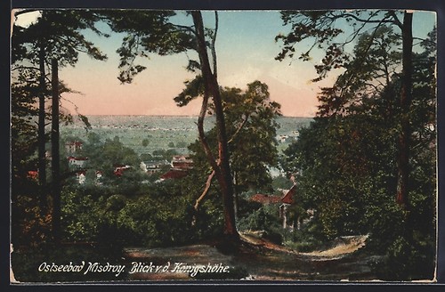 Misdroy ostseebad blick von - misdroy,, ostseebad,
