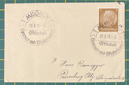 Brief mit sonderstempel - brief,