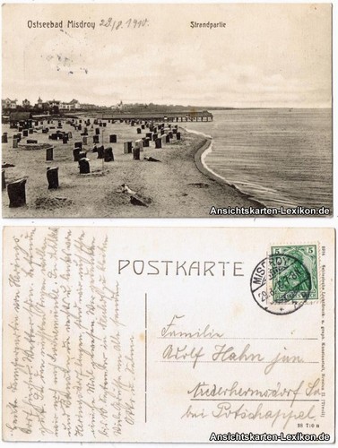 Postcard misdroy międzyzdroje - misdroy,