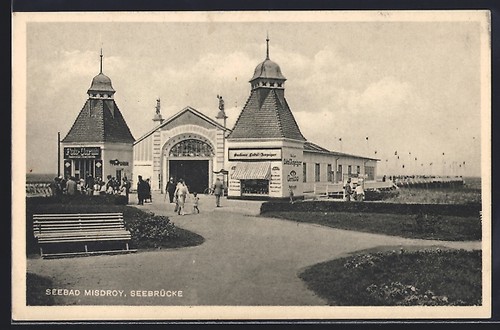 Misdroy seebrücke mit - misdroy,,