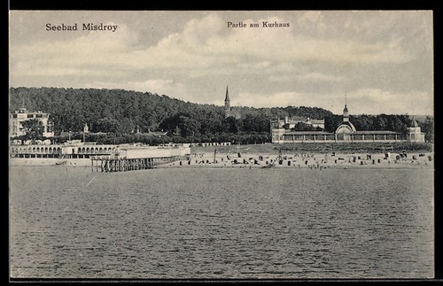 Ansichtskarte misdroy blick - misdroy,,