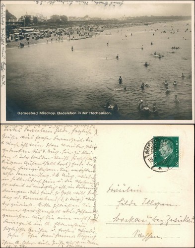 Misdroy międzyzdroje strand - międzyzdroje,