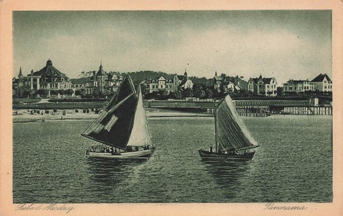 Panorama und strand - und, seebad